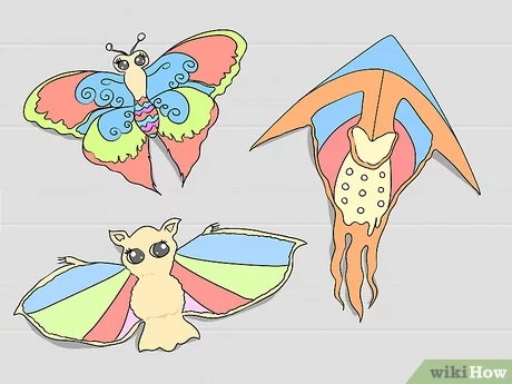 Detail Butterfly Kite Template Nomer 53