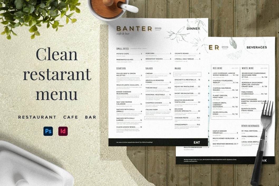 Detail Cafe Menu Template Nomer 25