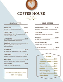 Detail Cafe Menu Template Nomer 29