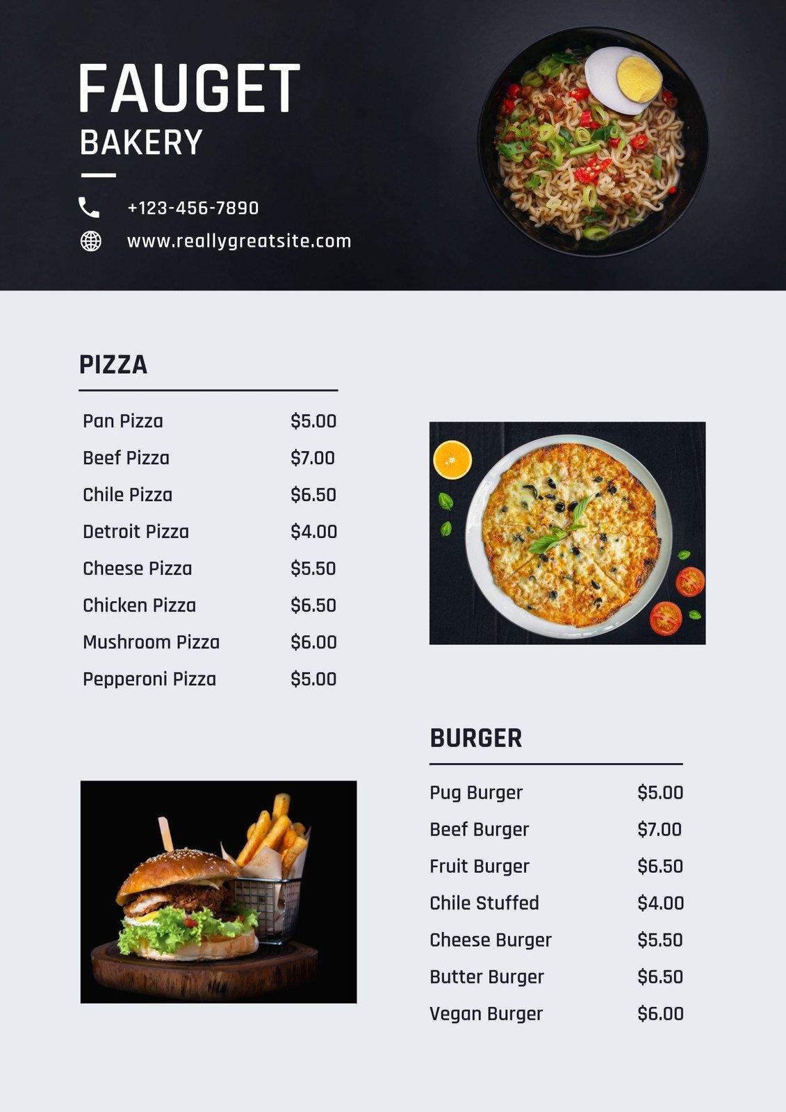 Detail Cafe Menu Template Nomer 36