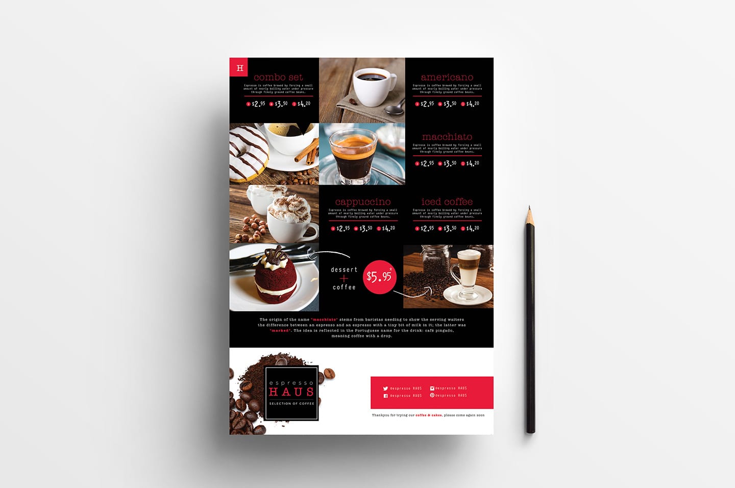 Detail Cafe Menu Template Nomer 38