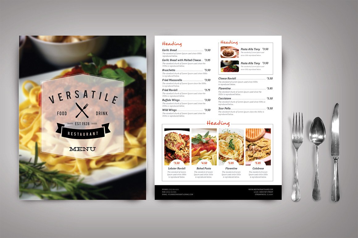 Detail Cafe Menu Template Free Nomer 21