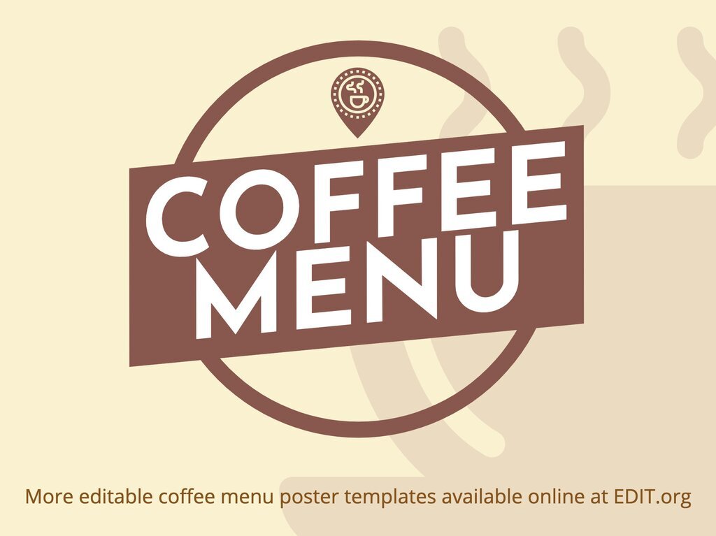 Detail Cafe Menu Template Free Nomer 37