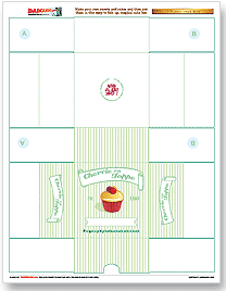 Detail Cake Box Template Nomer 34