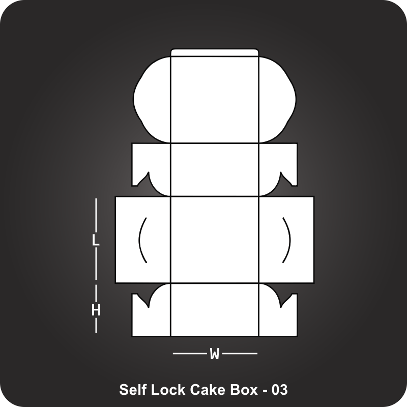 Detail Cake Box Template Nomer 52