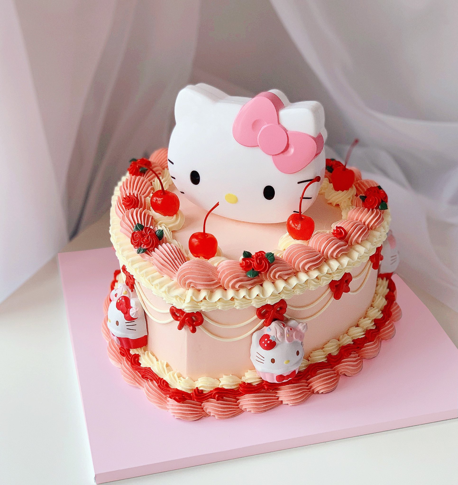 Detail Cake Gambar Hello Kitty Nomer 32