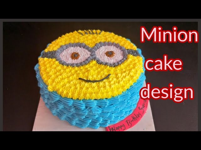 Detail Cake Gambar Minion Buttercream Nomer 18