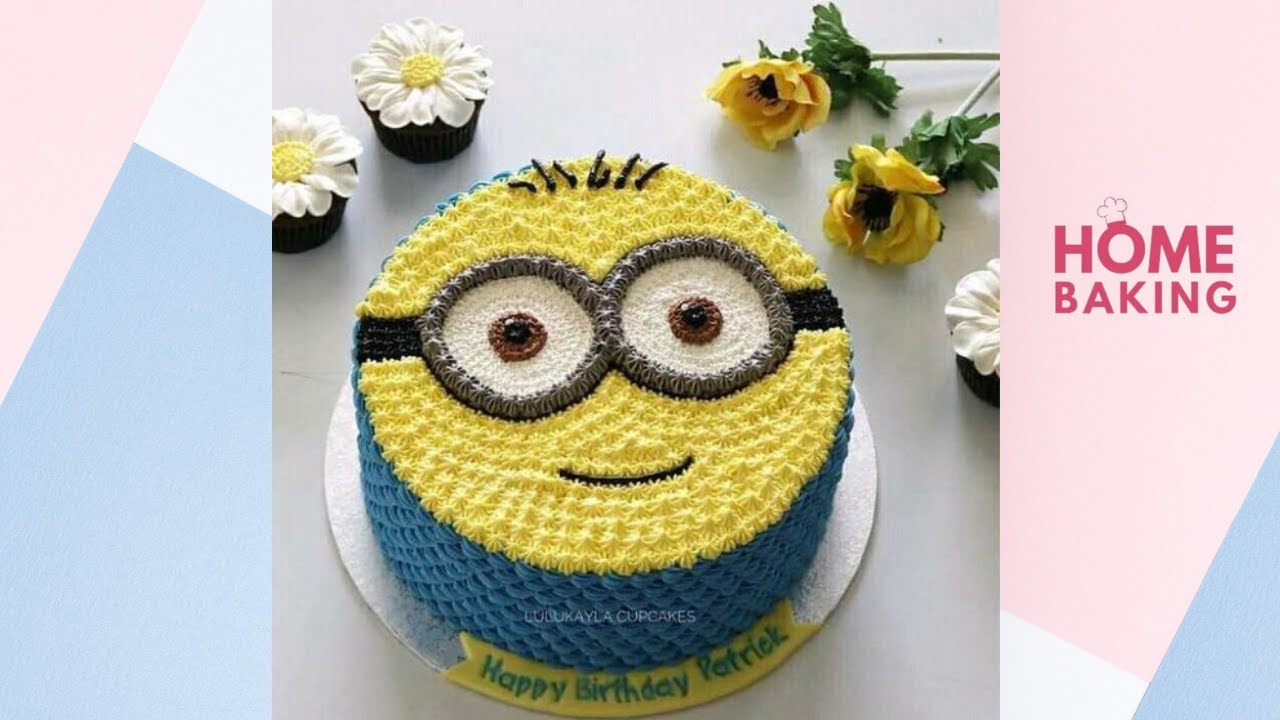 Detail Cake Gambar Minion Buttercream Nomer 35