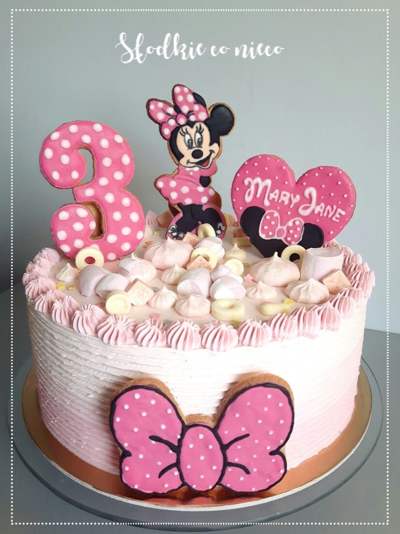 Detail Cake Gambar Minnie Mouse Buttercream Nomer 18