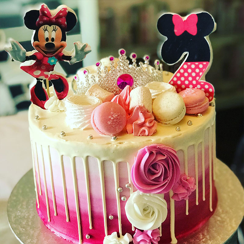 Detail Cake Gambar Minnie Mouse Buttercream Nomer 32