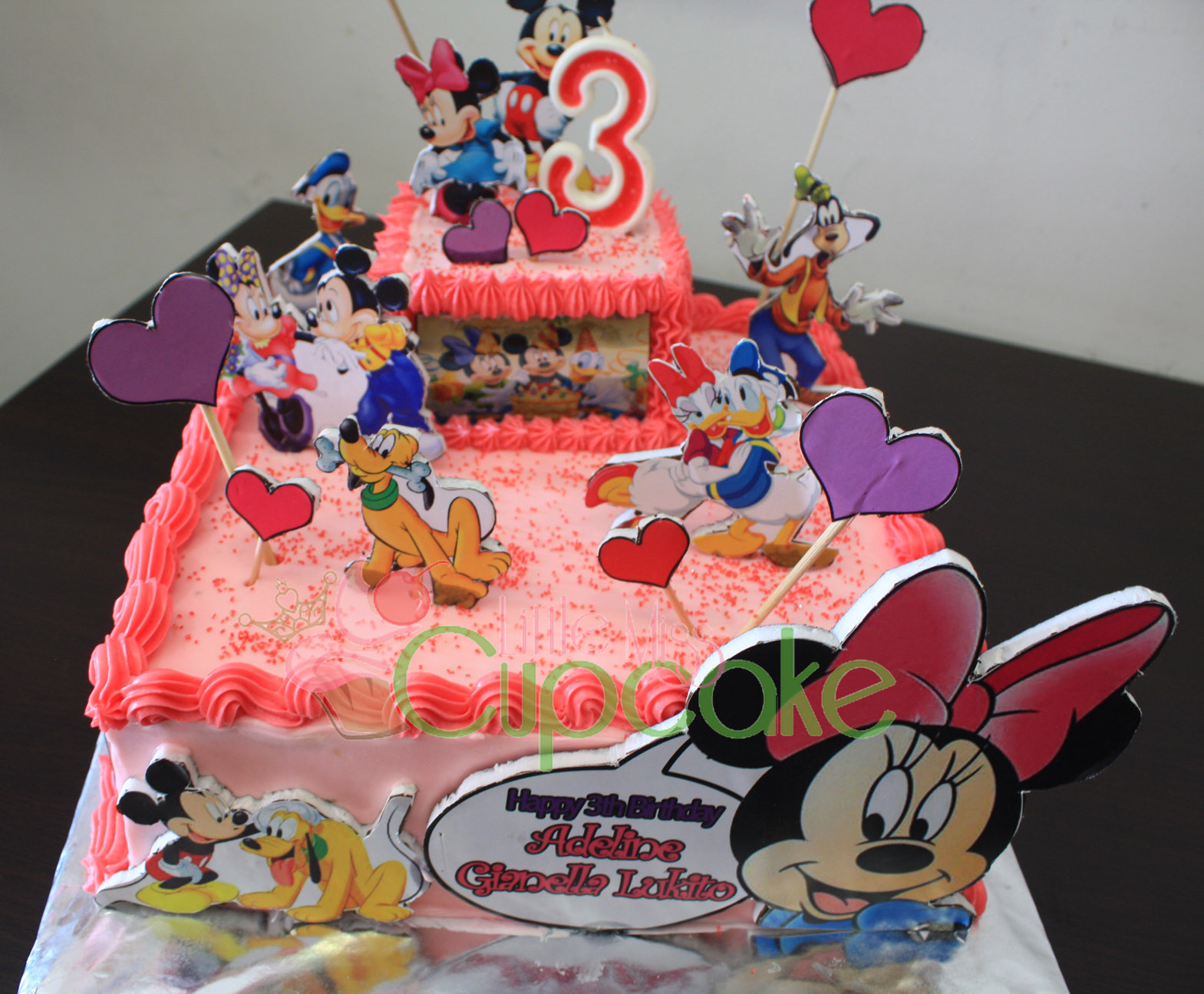 Detail Cake Gambar Minnie Mouse Buttercream Nomer 33