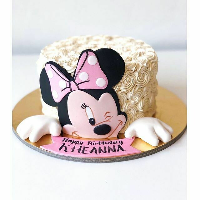 Detail Cake Gambar Minnie Mouse Buttercream Nomer 40