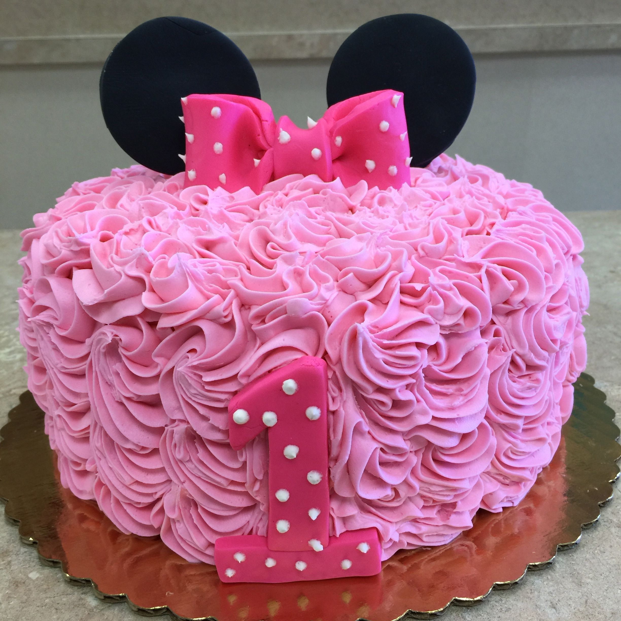 Detail Cake Gambar Minnie Mouse Buttercream Nomer 6