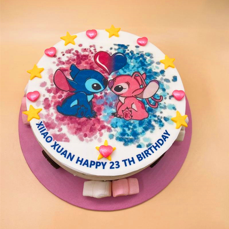 Detail Cake Gambar Stitch Nomer 20