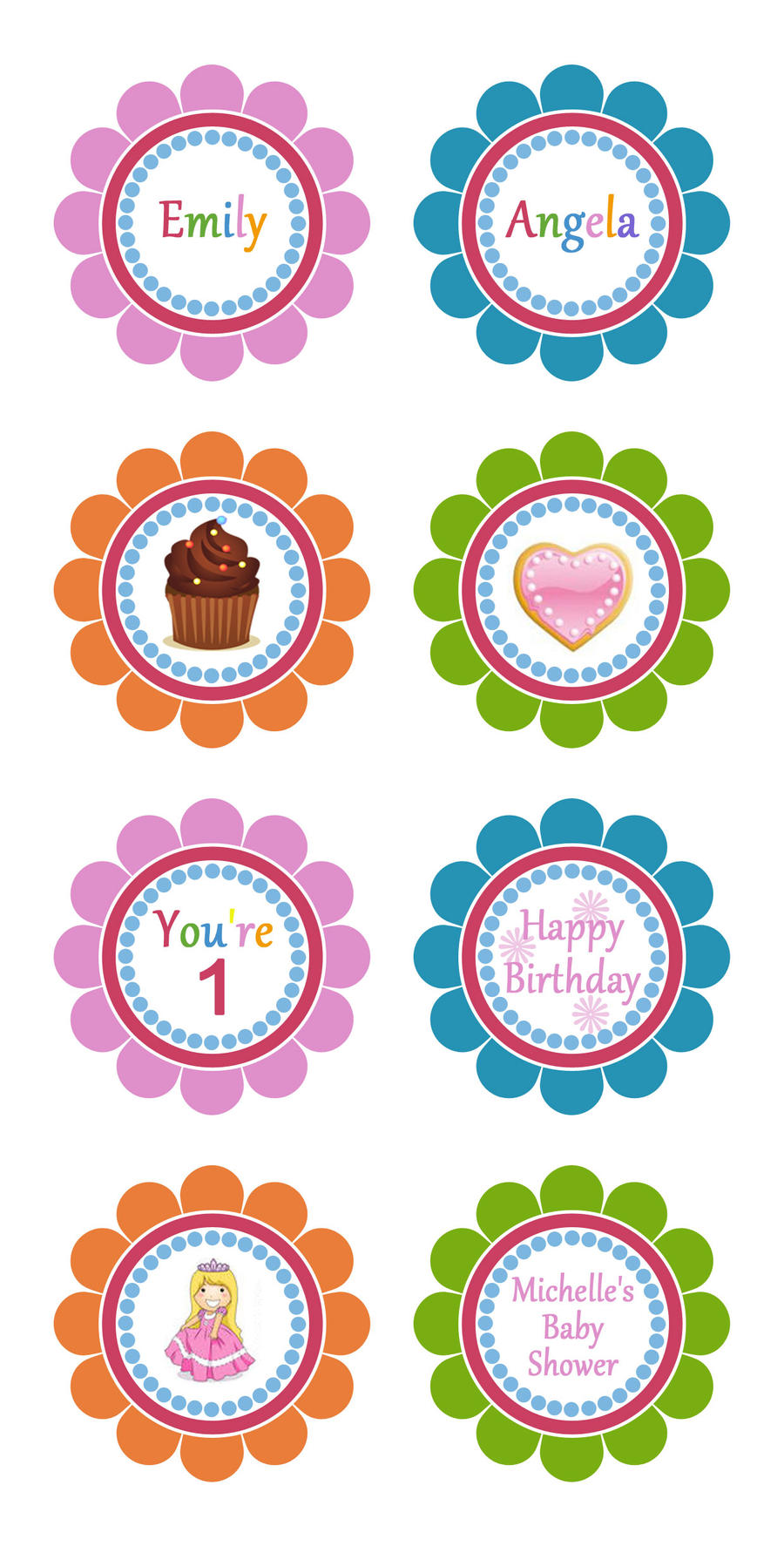 Detail Cake Topper Template Nomer 17