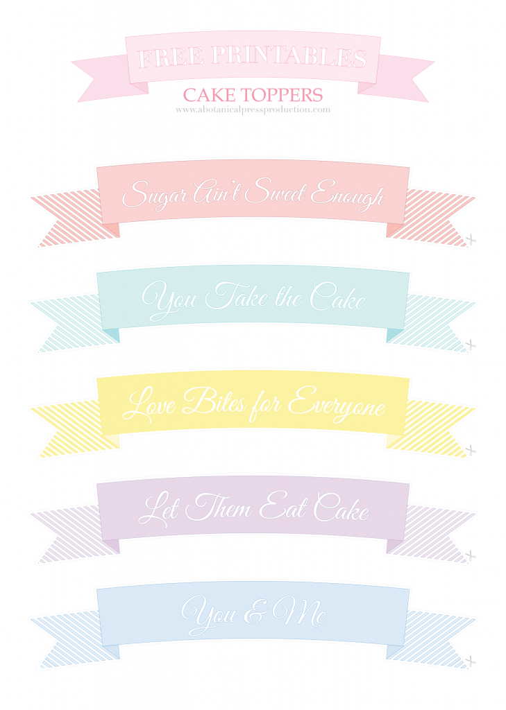 Detail Cake Topper Template Nomer 49