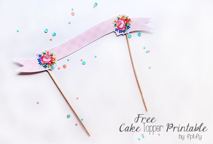 Detail Cake Topper Template Printable Nomer 8