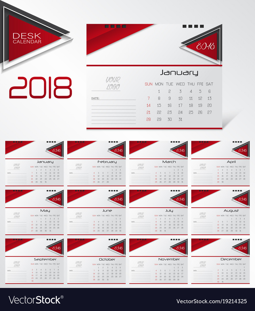 Detail Calendar Design Template Nomer 22