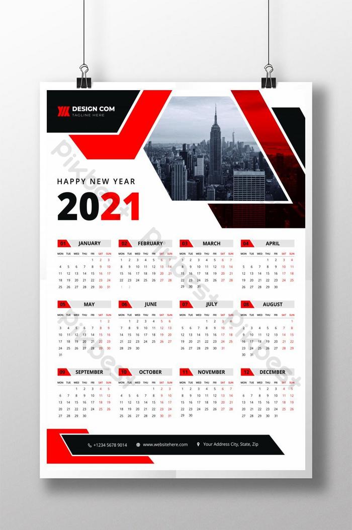 Detail Calendar Design Template Nomer 37