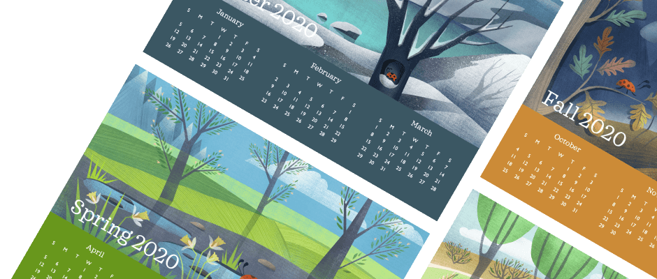 Detail Calendar Template 2020 Nomer 26