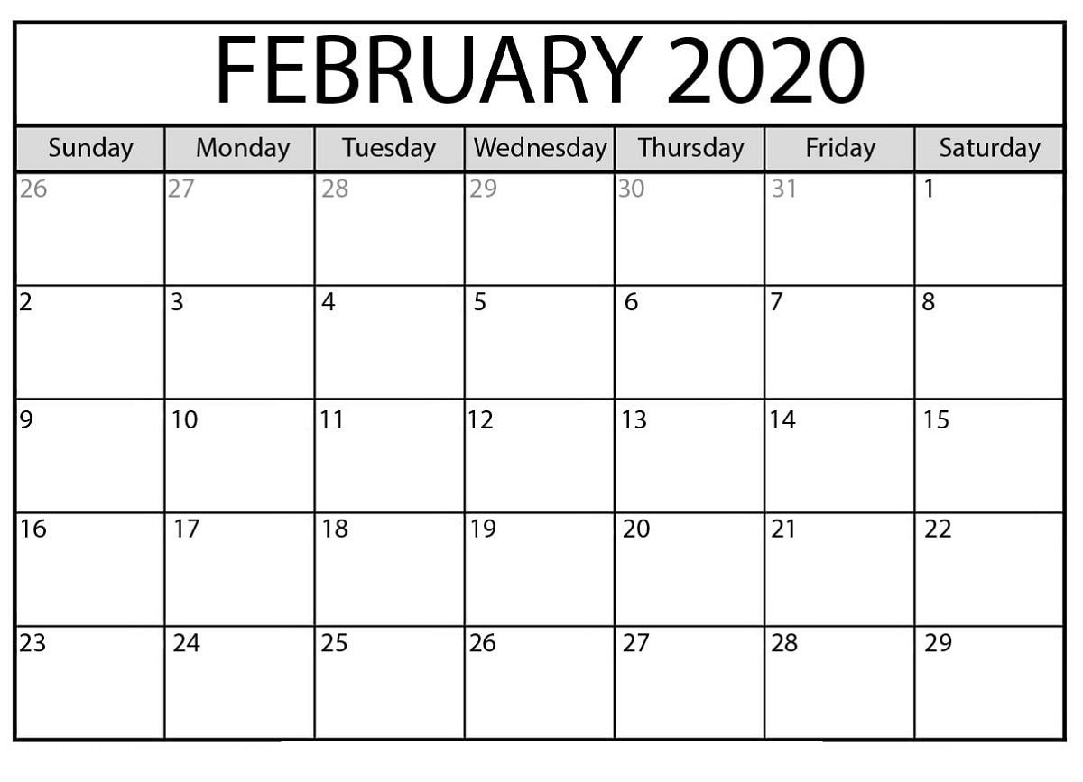 Detail Calendar Template 2020 Nomer 9