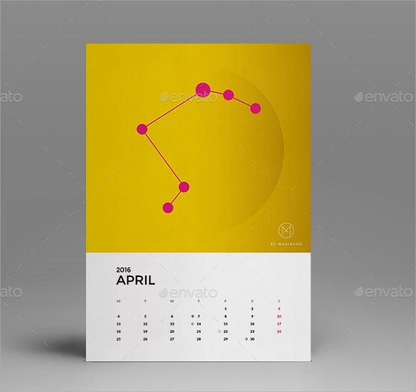 Detail Calendar Template Indesign Free Nomer 16