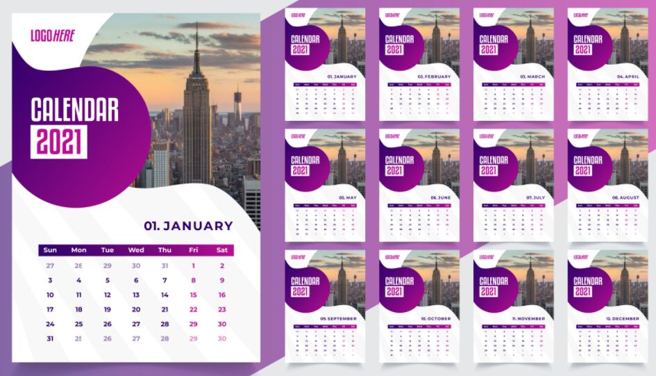 Detail Calendar Template Indesign Free Nomer 40