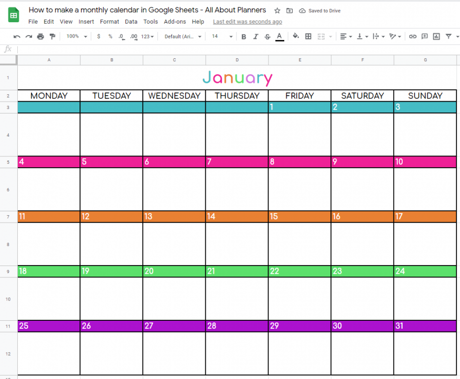 Detail Calendar Template Sheets Nomer 17