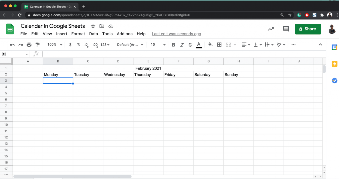 Detail Calendar Template Sheets Nomer 9