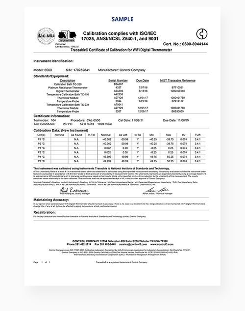 Detail Calibration Certificate Template Nomer 21