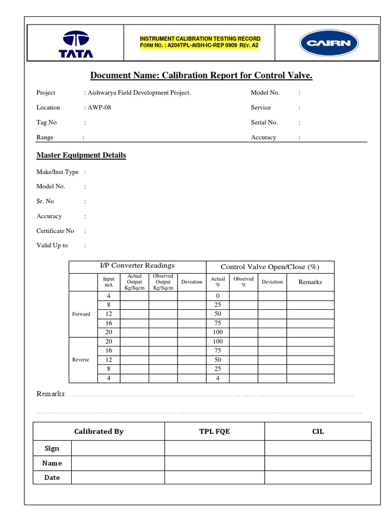 Detail Calibration Certificate Template Nomer 29