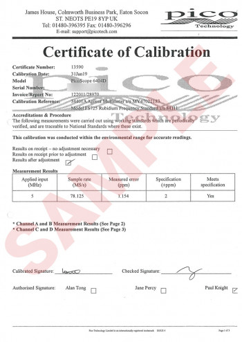 Detail Calibration Certificate Template Nomer 39