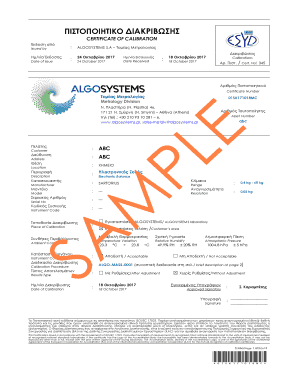 Detail Calibration Certificate Template Nomer 41