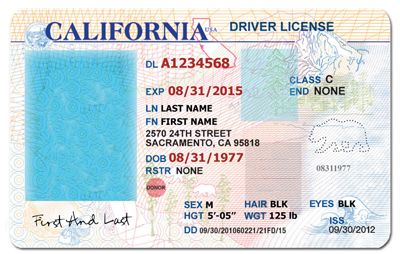 Detail California Driver License Template Psd Nomer 11