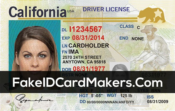 Detail California Driver License Template Psd Nomer 34