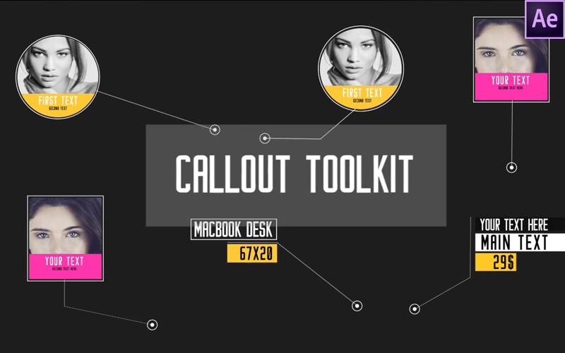 Detail Call Out After Effects Template Free Nomer 12