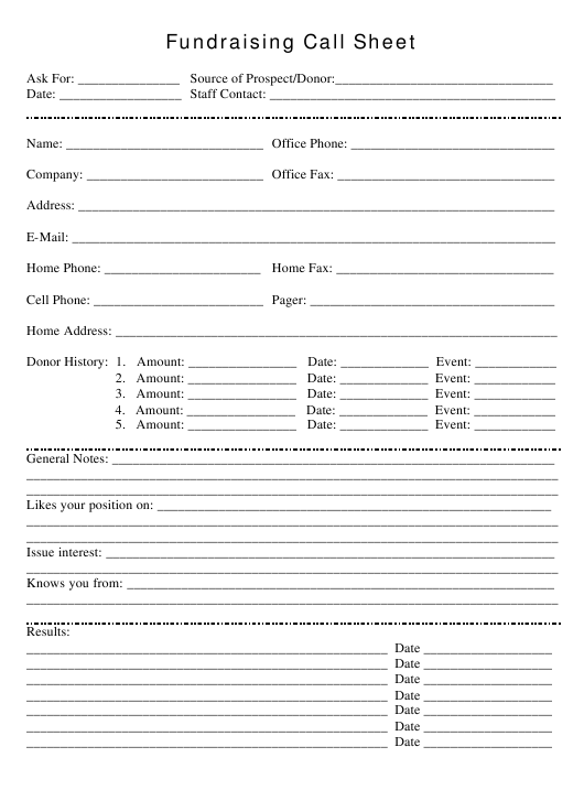 Detail Call Sheet Template Nomer 49