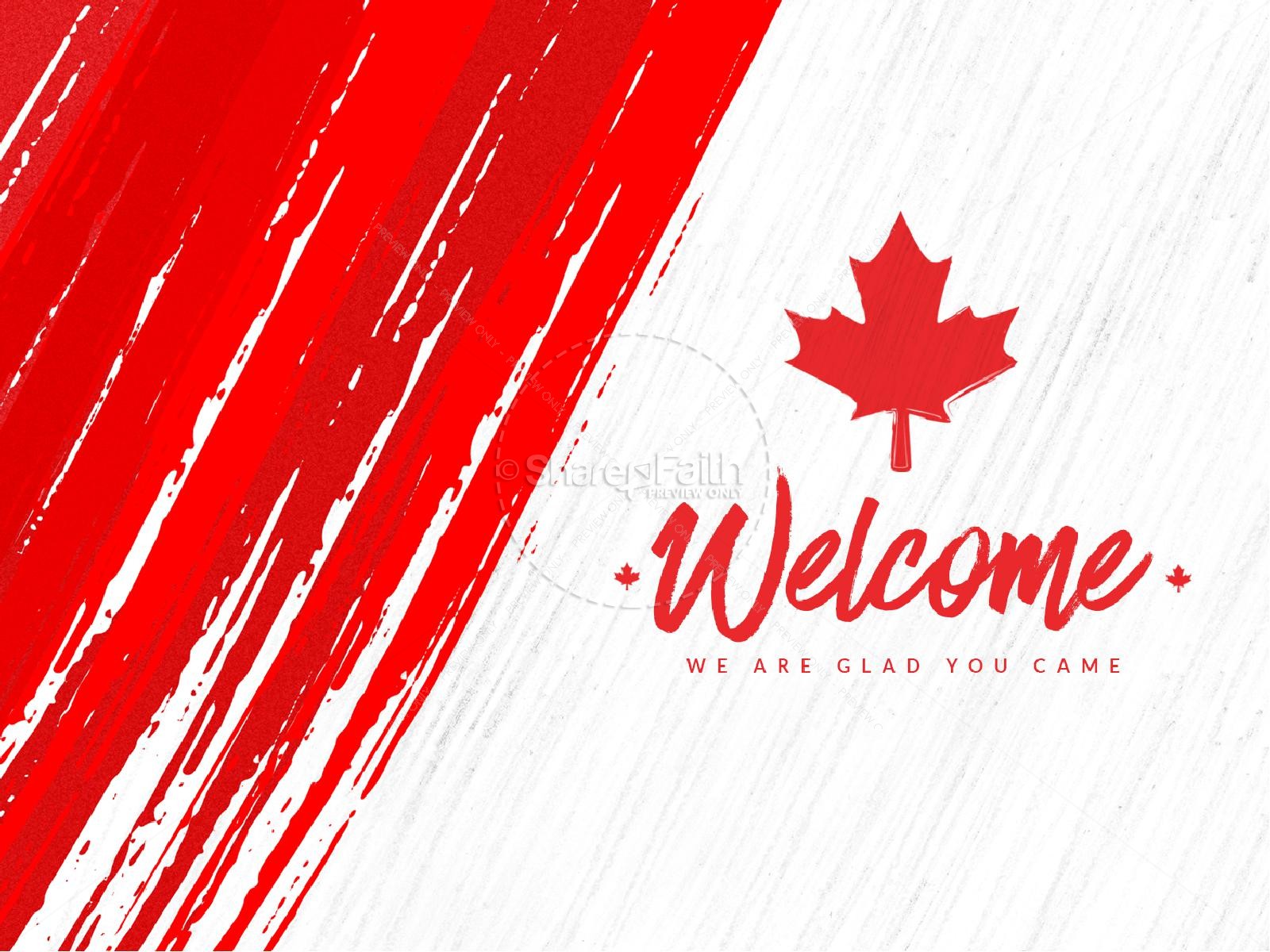 Detail Canada Powerpoint Template Nomer 3