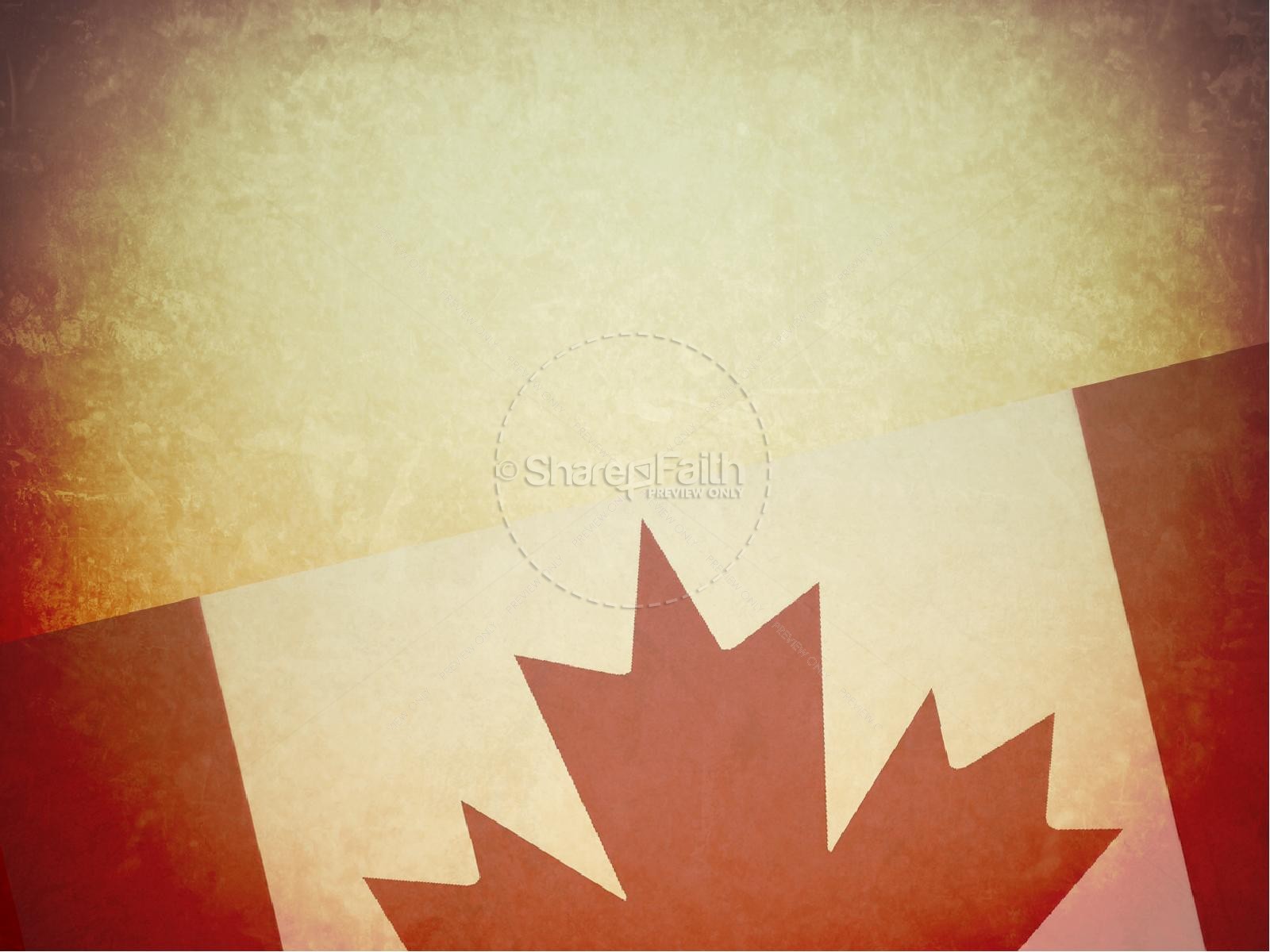 Detail Canada Powerpoint Template Nomer 21