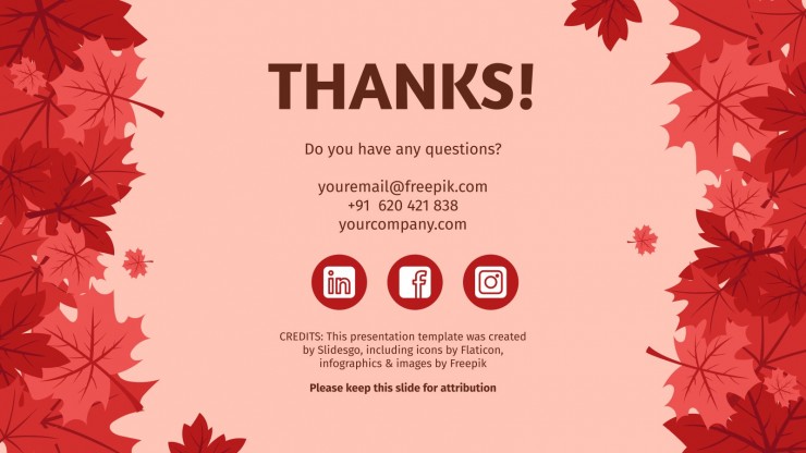 Detail Canada Powerpoint Template Nomer 23