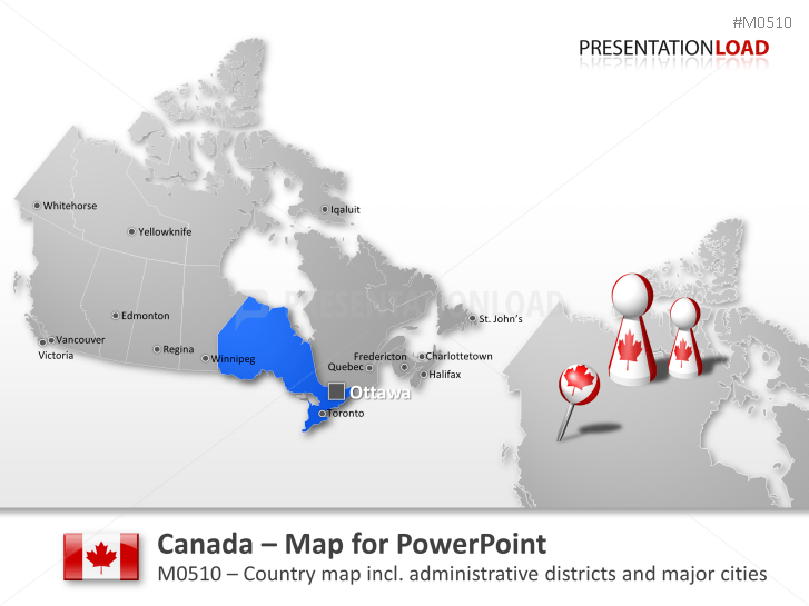 Detail Canada Powerpoint Template Nomer 37