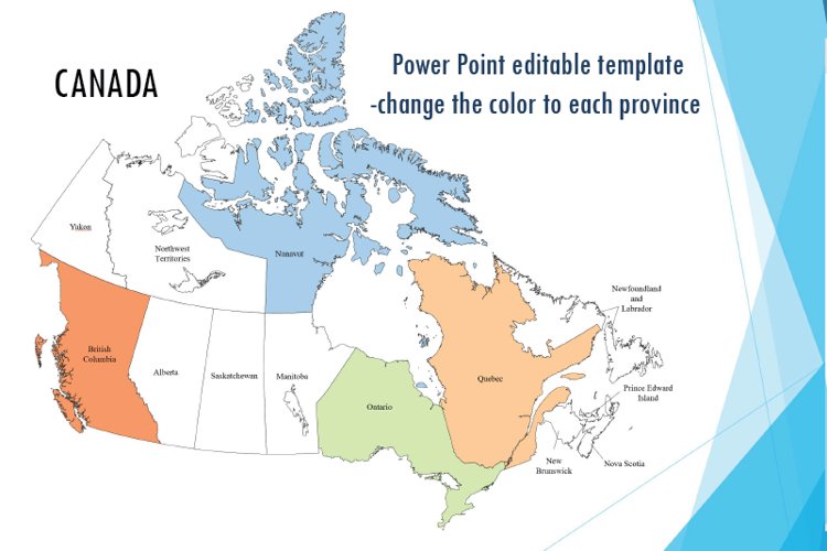 Detail Canada Powerpoint Template Nomer 50