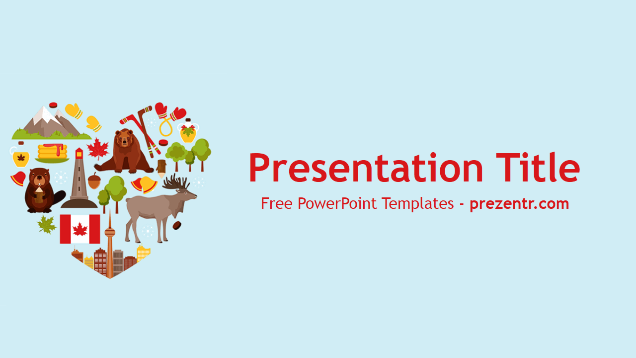 Detail Canada Powerpoint Template Nomer 8