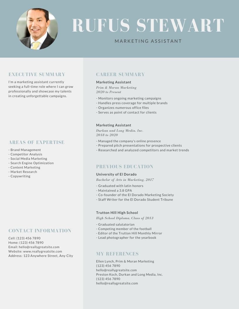 Detail Canva Cv Template Nomer 15