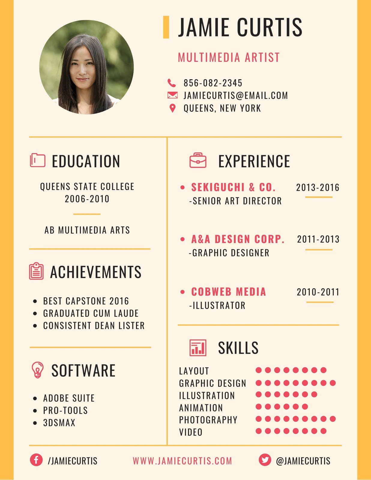 Detail Canva Cv Template Nomer 29