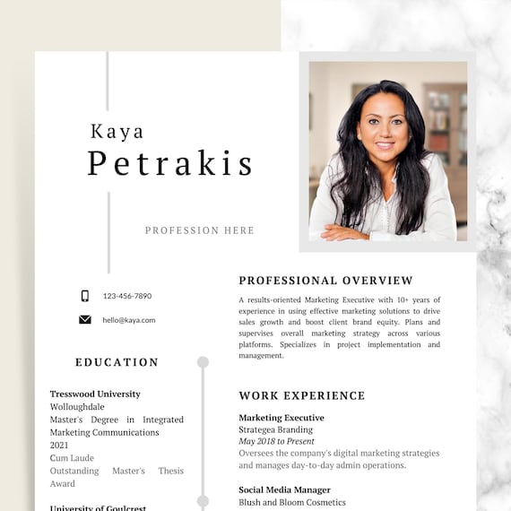 Detail Canva Cv Template Nomer 43