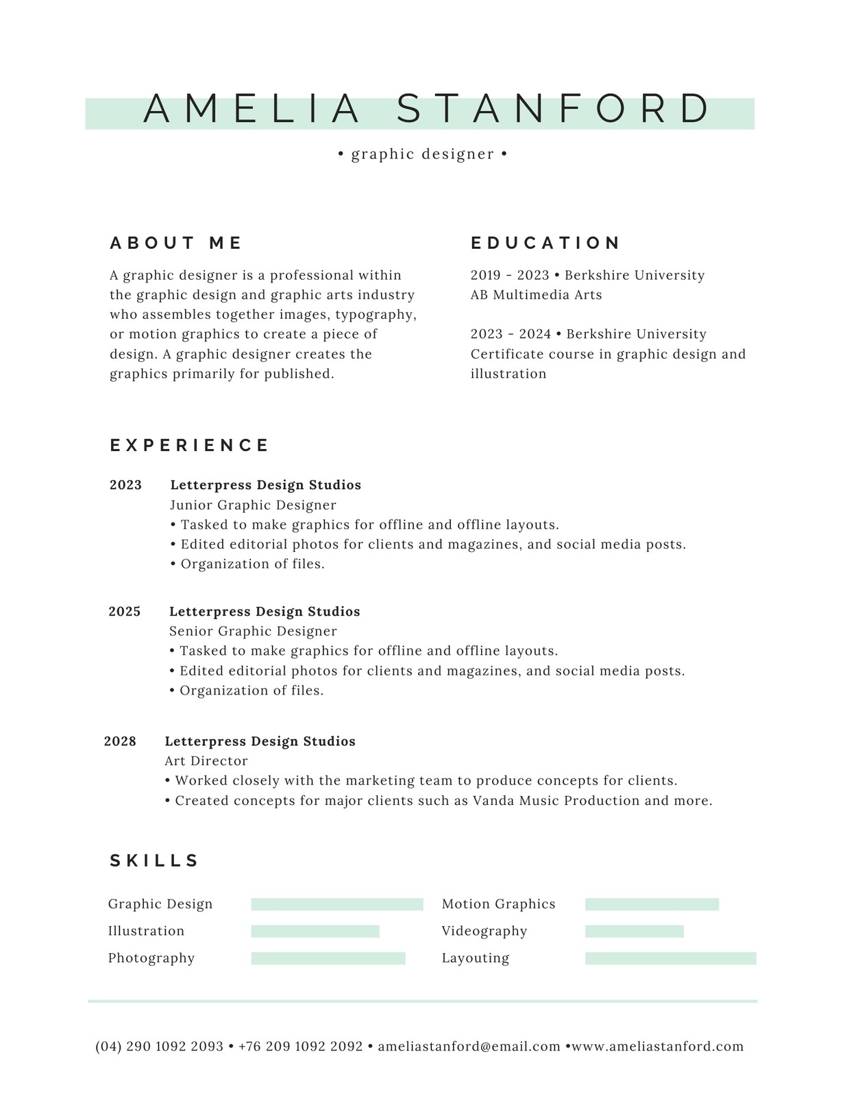 Detail Canva Cv Template Nomer 45