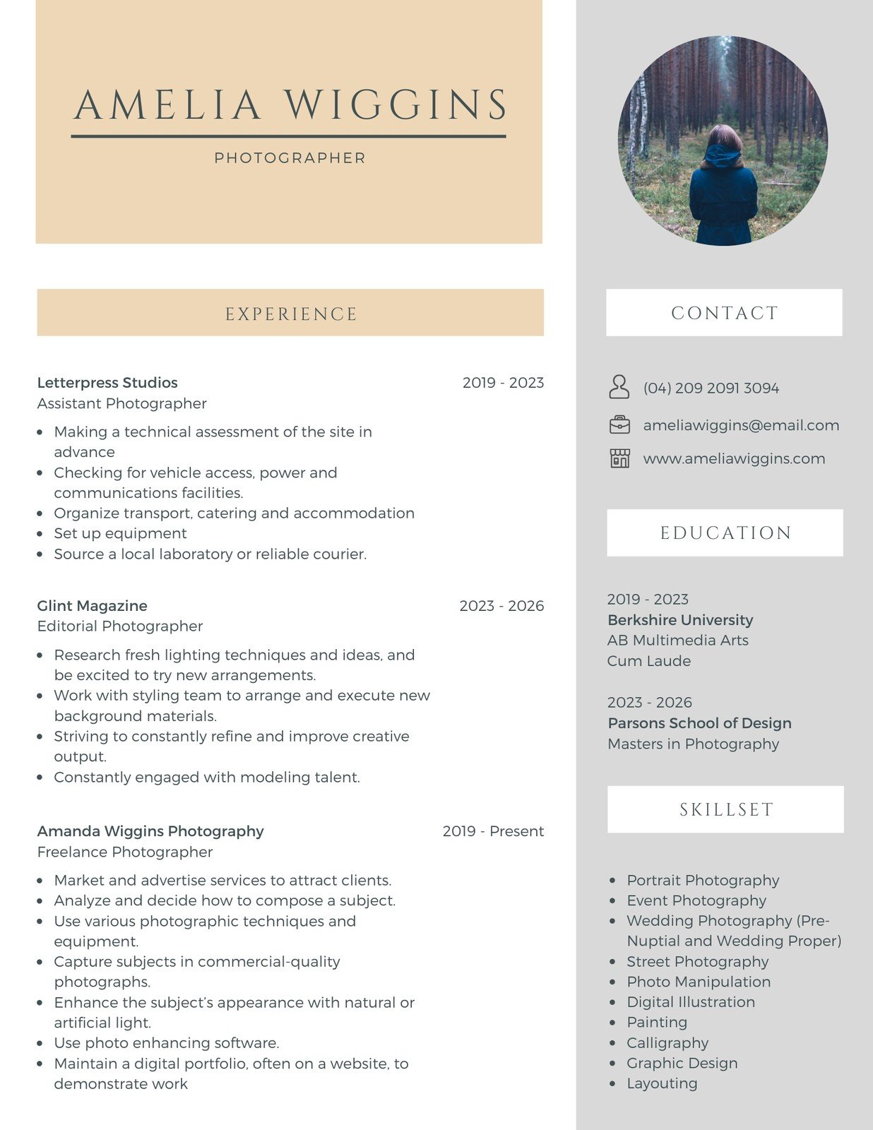 Detail Canva Cv Template Nomer 53