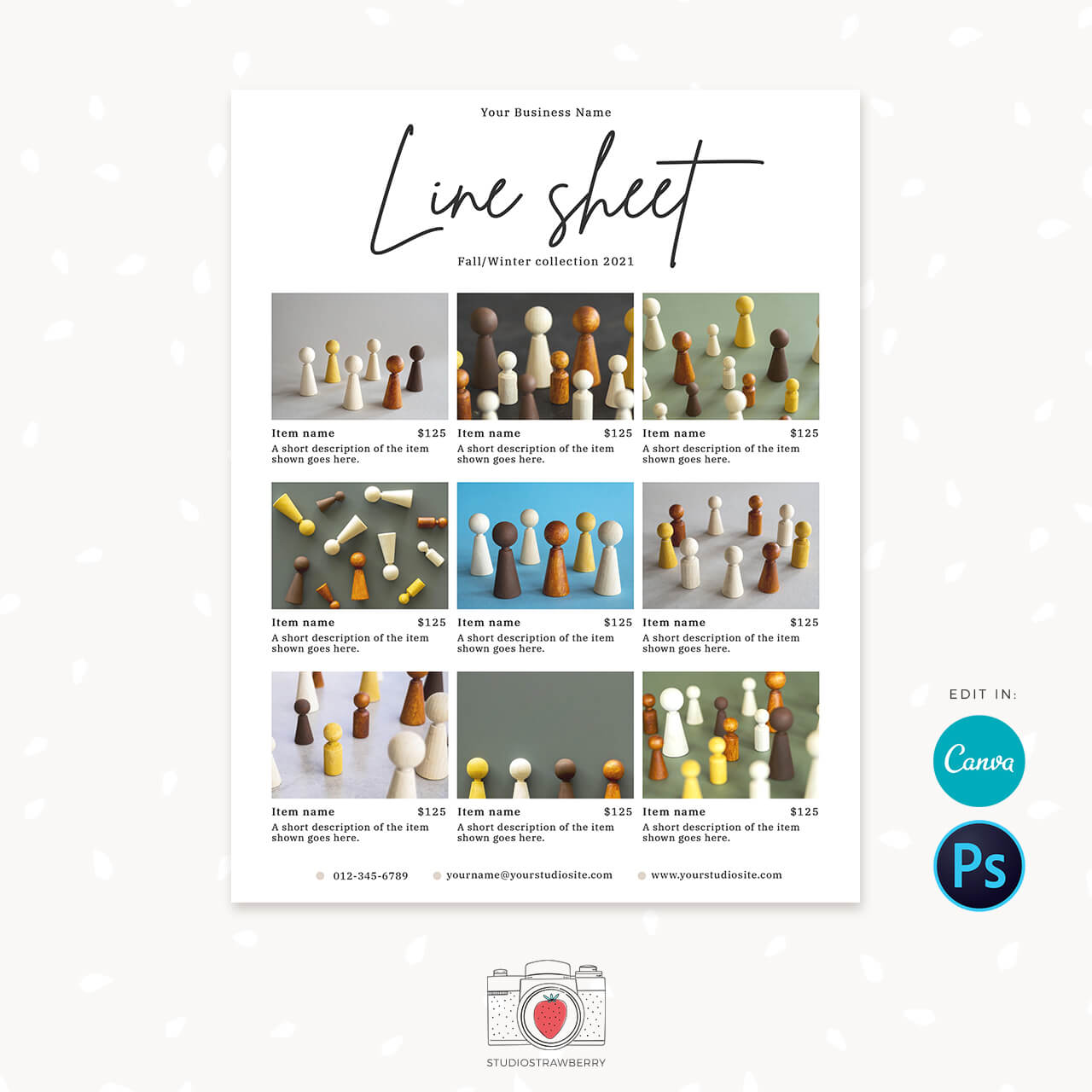 Detail Canva Line Sheet Template Nomer 12