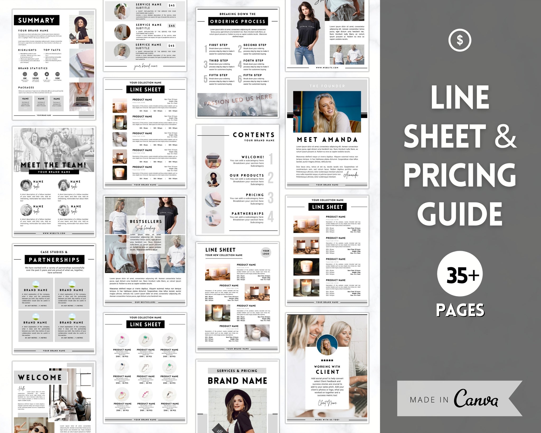 Detail Canva Line Sheet Template Nomer 41